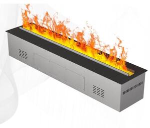 Vapor 3D 100 - Inserto Camino Decorativo ad Acqua Senza Calore 100x17,8x22,7 cm con Effetto Fiamma a LED 3D