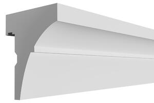 ELHARE guida per tende a stucco LED guida per tende a parete Indirect LK12A - 100x120mm, 2m