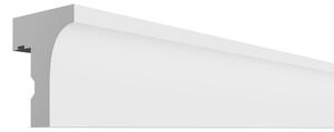 ELHARE binario per tende a stucco binario per tende a parete a LED Indiretto LK2C - 85x150mm, 2m