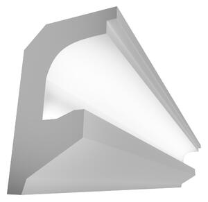ELHARE Profilo di illuminazione indiretta a parete per modanatura di stucco Profilo di illuminazione indiretta a LED LS31C - 160x100mm, 2m