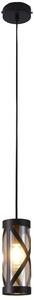 Rabalux Oberon lampada sospesa 1x40 W marrone-ambra 5338