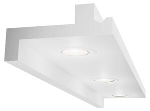 ELHARE Modanature per stucchi Profilo LED Spot Striscia Illuminazione indiretta Luce XPS LH3A - 100x200mm, 2m
