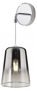 Applique bianco regolabile 1 luce cromo 1164bi-a-cr