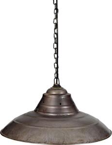 Lampada a sospensione Gemini rustica in ferro
