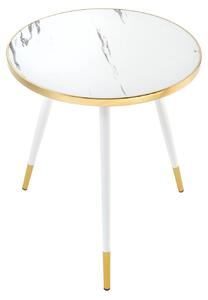 Tavolino da 45 cm in marmo, design moderno per il soggiorno - ACQUISTA ORA