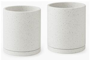 Vasi in cemento in set da 2 pezzi ø 26 cm Terrazzo - Bonami Selection