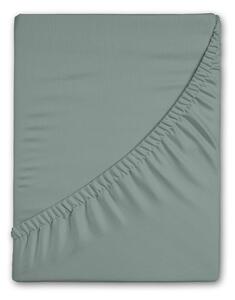 Lenzuolo con angoli verde in flanella 90x200 cm – Good Morning