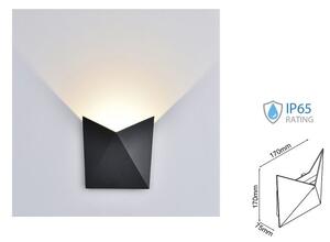 Applique Lampada LED da Muro Scudo a Tasca 5W 3000K Carcassa Grigia