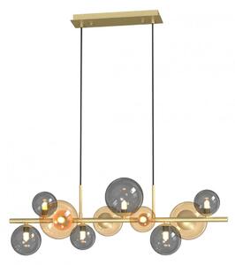 Zuma Line Villa lampada sospesa x3.5 W oro -grigio/cenere-ambra MD5918-10-EGN