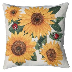 Cuscino Arredo per Divano Emily Home Sunflowers 45x45 cm in Gobelin