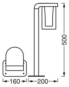 Ledvance - Lampada da esterno LED RGBW dimmerabile CASCADE LED/10W/230V IP44 Wi-Fi