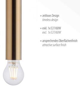 Leuchten Direkt 15617-60 - Lampadario a sospensione con filo BRUNA 1xE27/60W/230V ottone