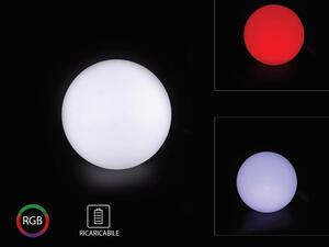 Sfera Palla Luminosa Grande Ball Light Con Lampada Luce Led RGBW Ri