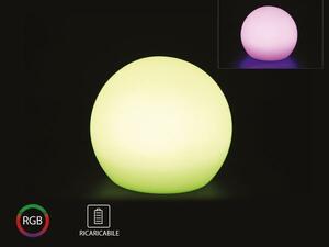 Sfera Palla Luminosa Piccola Ball Light Con Lampada Luce Led RGBW R