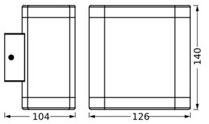 Ledvance - Applique a LED da esterno ENDURA STYLE DALLAS LED/9W/230V IP44