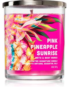 Bath & Body Works Pink Pineapple Sunrise candela profumata 227 g