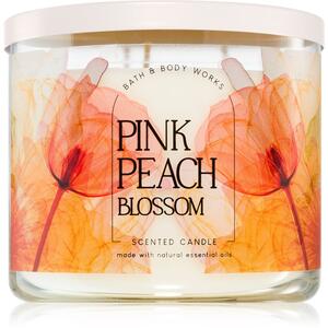 Bath & Body Works Pink Peach Blossom candela profumata 411 g