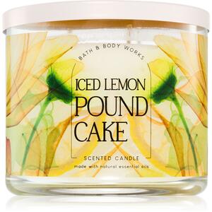 Bath & Body Works Iced Lemon Pound Cake candela profumata 411 g