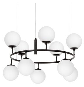 Lampadario a sospensione a sfera nero CEREDO NEO W10