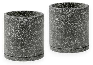 Vasi in cemento in set da 2 pezzi ø 26 cm Terrazzo - Bonami Selection
