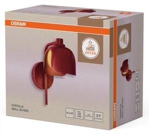 Osram - Lampada da parete DECOR COROLLE 1xG9/20W/230V rossa
