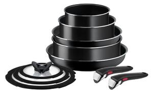 Set di pentole in alluminio 10 pezzi INGENIO EASY COOK & CLEAN BLAC L1549042 - Tefal