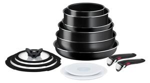 Set di pentole in alluminio 13 pezzi INGENIO EASY COOK & CLEAN BLACK L1549023 - Tefal