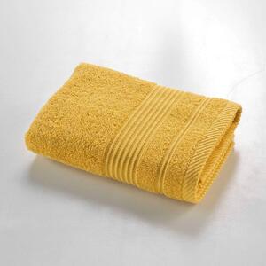 Asciugamano giallo in spugna di cotone 50x90 cm Tendresse - douceur d'intérieur