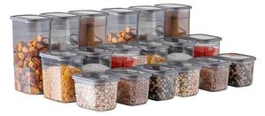 Set di contenitori per alimenti in plastica alimentari 18 pz Fresco – Hermia