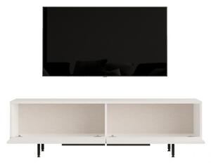 Mobile TV Con Piedini In Ferro 2 Ante Frontali 160x36x45 Ocean Bianco