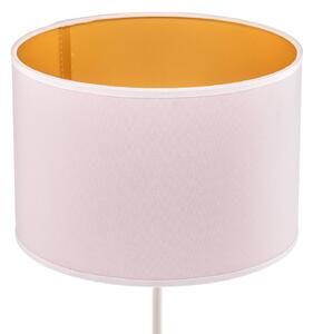 Duolla Lampada da tavolo Roller, bianco/oro, H 50 cm