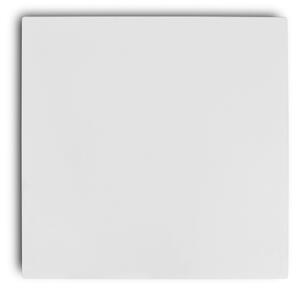 Piano per Tavolo da Giardino 70x70 cm in PVC White Bianco
