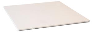 Piano per Tavolo da Giardino 70x70 cm in PVC White Bianco