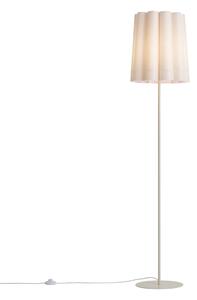Lampada da terra Japandi beige con paralume in tessuto 160 cm - Jenni