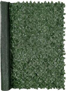 Recinzione privacy in edera 2440x1830 mm - Schermo privacy artificiale - Maglia rinforzata - Siepe artificiale con foglie di vite - Decorazione per giardino, cortile, balcone, terrazza