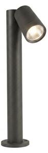 Lampioncino moderno top light oslo pa50 pa80 1 ga gu10 led ip65 orientabile alluminio vetro - Top Light