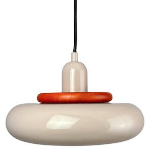 Lampada a sospensione Dyberg Larsen, Planet Mini, dimmerabile, Beige, Sala da pranzo, Metallo, Design