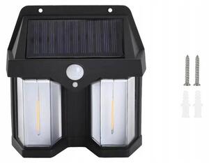 Verk 12335 Lampada solare con sensore crepuscolare e di movimento, 3 modalità, 1200 lm