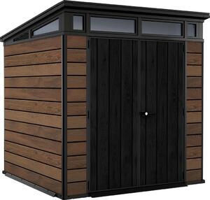 KETER Pent Signature Casetta da giardino orizzontale 7x7, 216 x 226 x 216 cm, marrone KETER 259814