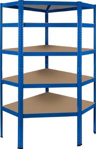 Malatec 13140 Scaffale angolare con ripiani in MDF 1800 x 900 x 400 mm, 175 kg