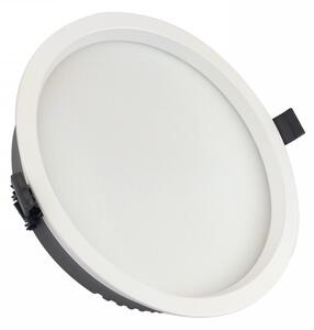 Faro LED incasso 30W, foro ø200-210, UGR19, 110lm/W, OSRAM LED - Dimmerabile Colore Bianco Caldo 2.700K