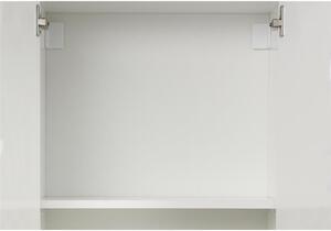 Colonna per mobile bagno4 ante L 50 x P 32 x H 180 cm bianco verniciato SENSEA