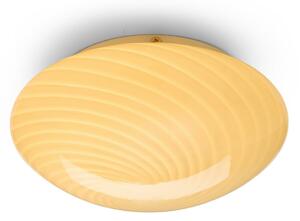 Plafoniera Halo Design, CANDY, dimmerabile, Beige, Soggiorno, Vetro, Design