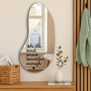 Adesivo per specchio S3 – You are kind, smart, beautiful, enough. (Handwritting)