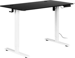 ModernHome JNI-D45A-5-16 Scrivania regolabile elettricamente in altezza 120 x 60 cm, nera