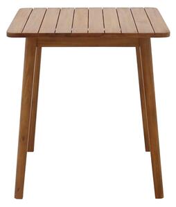 Tavolo da giardino quadrato in legno massiccio L70 cm ADELIE