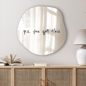Adesivo per specchio S34 – P.S. you got this