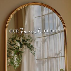 Adesivo per specchio S46 – Our favorite people