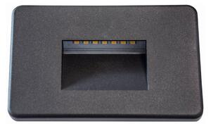 Faretto incasso confezione top light intro ga 2w led cct 100lm ip65 230v antracite policarbonato - Top Light