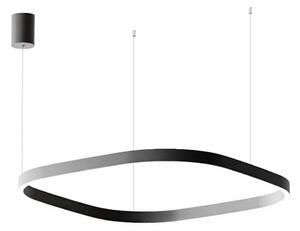 Lampadario moderno gea luce criseide s1g quadrata fcrsn9q led biemissione alluminio - Gea Luce